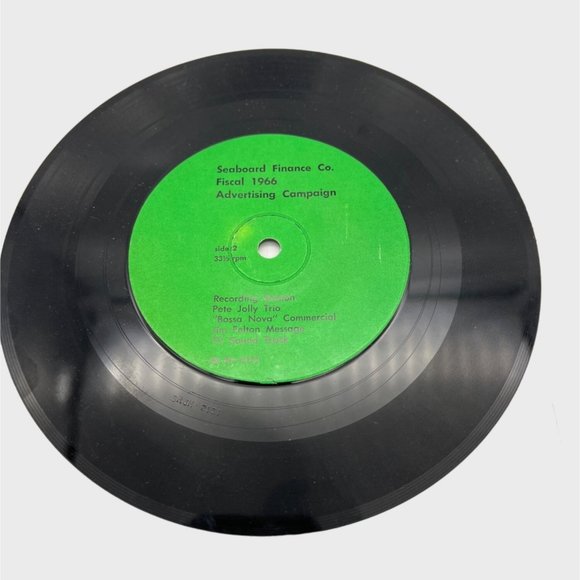 1966 Seaboard Finance Co Advertising Campaign 33rpm Record RCA Victor Hollywood - Picture 4 of 6